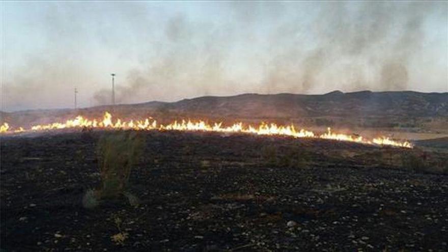 Alerta roja por riesgo de incendios en varias zonas de Aragón