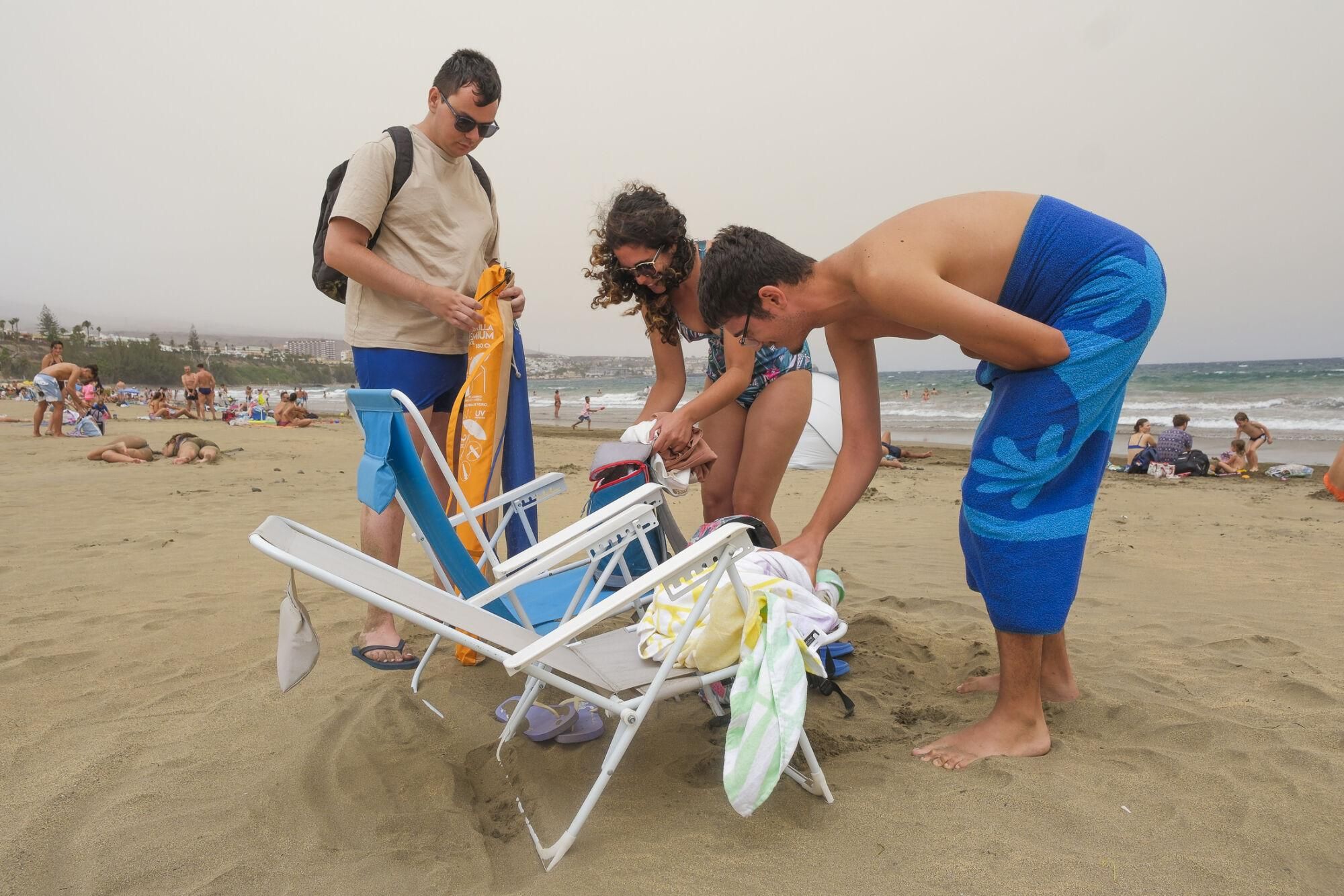 Calima en Playa del Inglés (15/08/25)