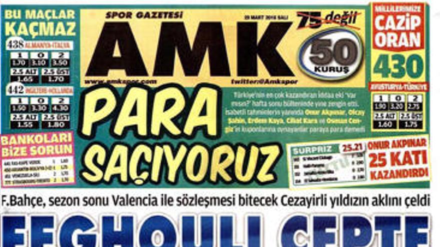 Sofiane Feghouli está a un paso del Fenerbahçe