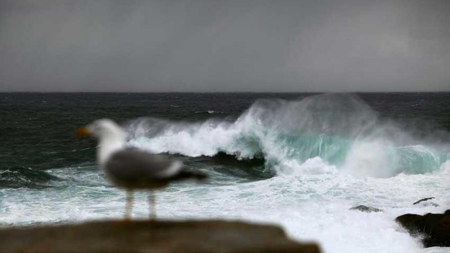 El fuerte oleaje afectará mañana con riesgo importante a Galicia