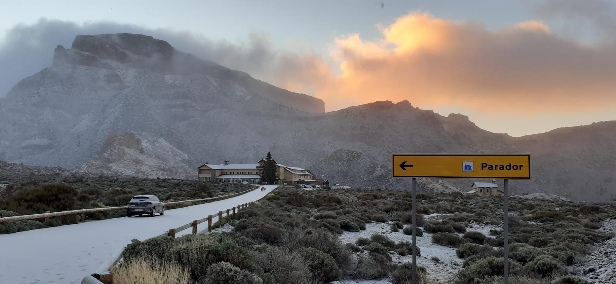 Las imágenes de la nevada en Tenerife