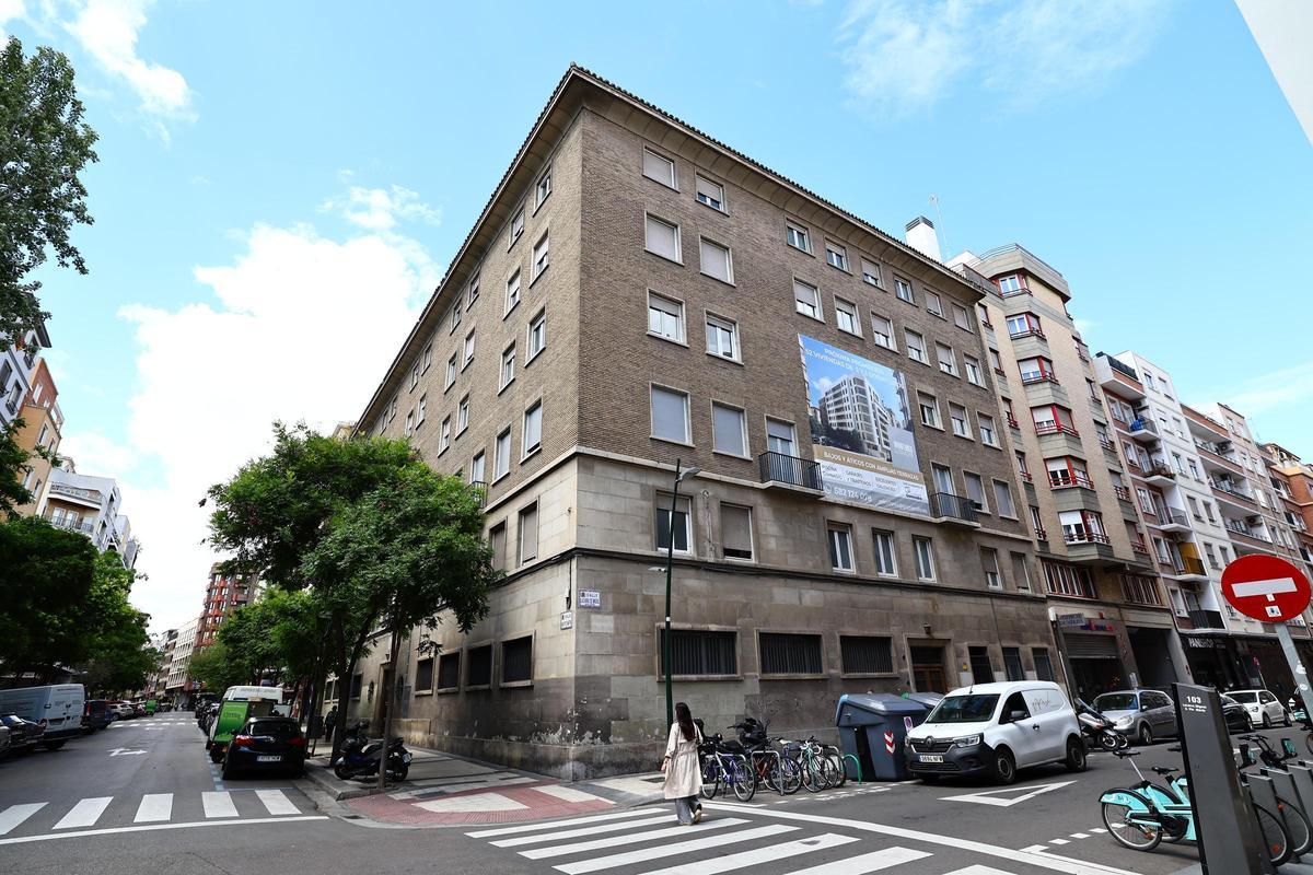 Aspecto actual del colegio mayor universitario Miraflores.