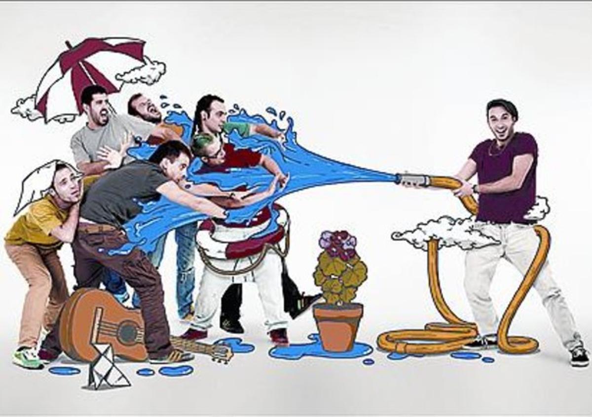 L’animada banda La Pegatina. L’animada banda La Pegatina.