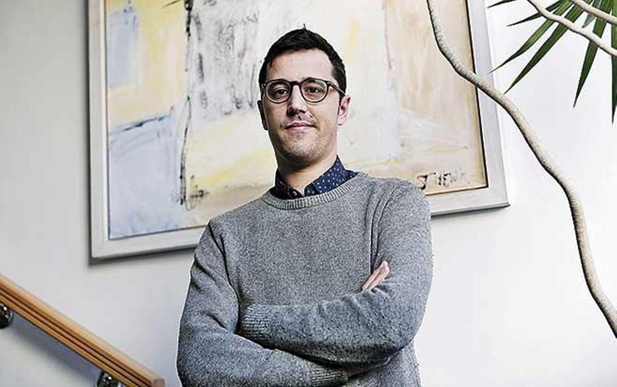 El director del Institut Balear d'Energia, durante esta entrevista.