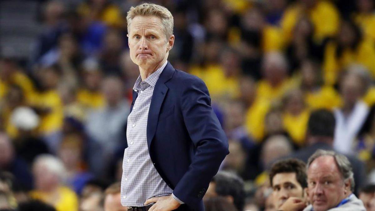 Steve Kerr, técnico de los Warriors