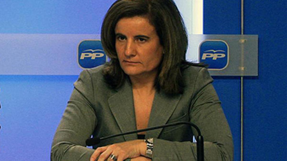 Fátima Báñez, ministra de Empleo y Seguridad Social.