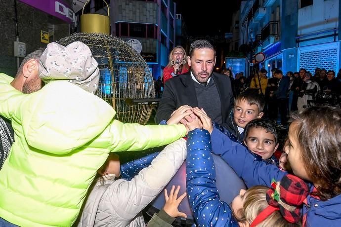 Encendido de la iluminación navideña en Telde