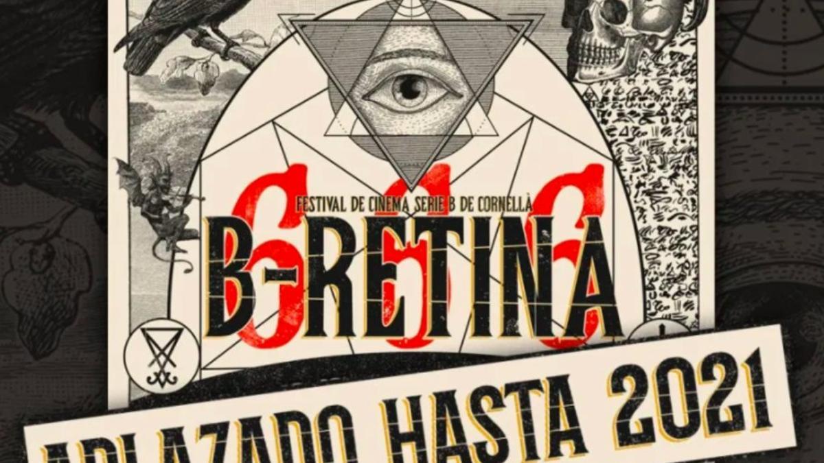 La sexta edición del festival de cine B-Retina de Cornellà se celebrará en septiembre de 2021