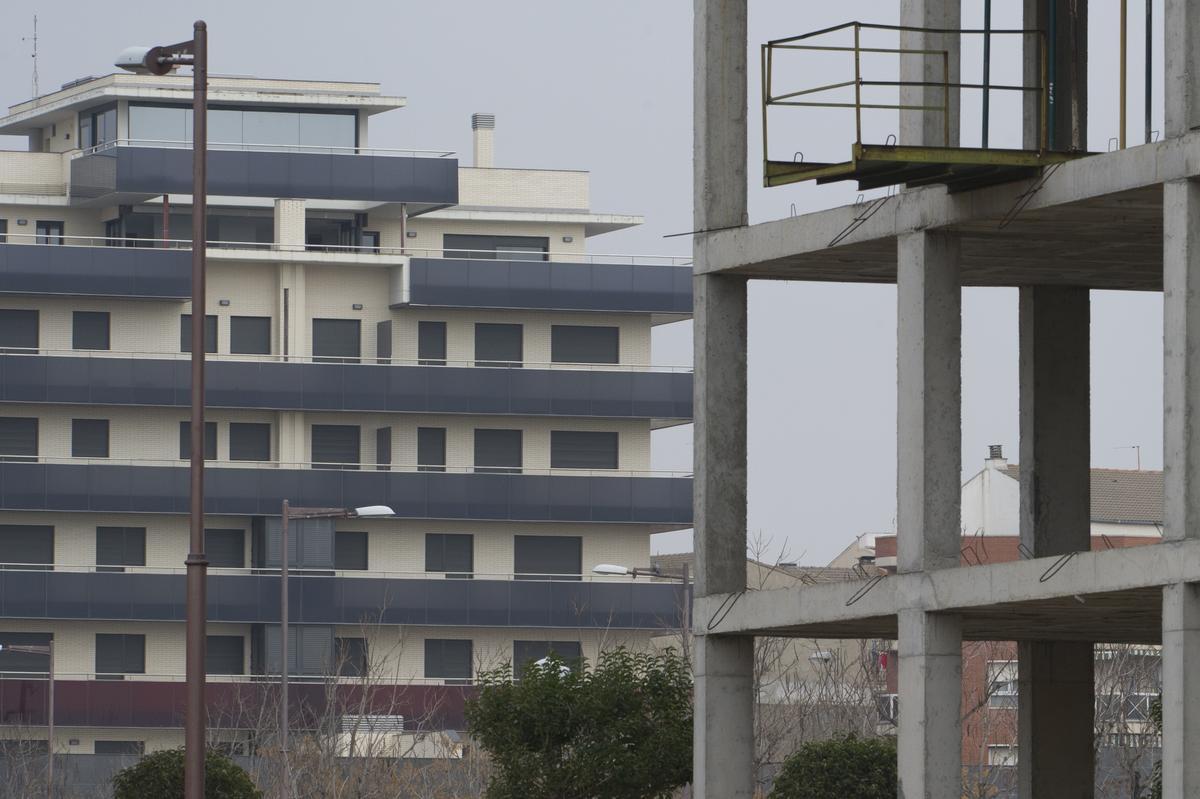 Construcción de vivienda social, en Lleida