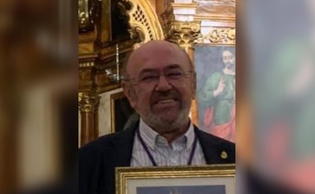 Fermín Pérez, en una imagen difundida por la hermandad del Nazareno en su página web.