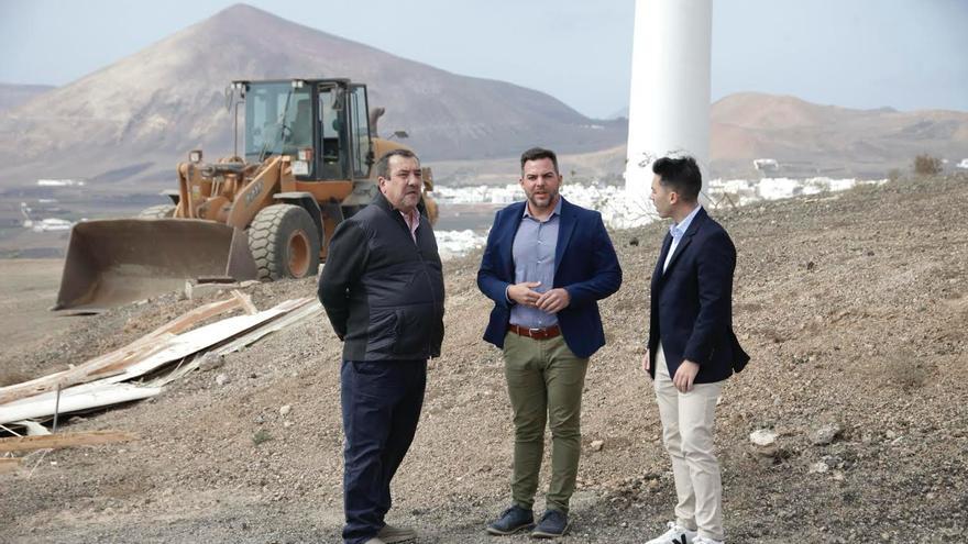 El Gobierno de Canarias inicia el desmantelamiento del parque eólico en Montaña Mina
