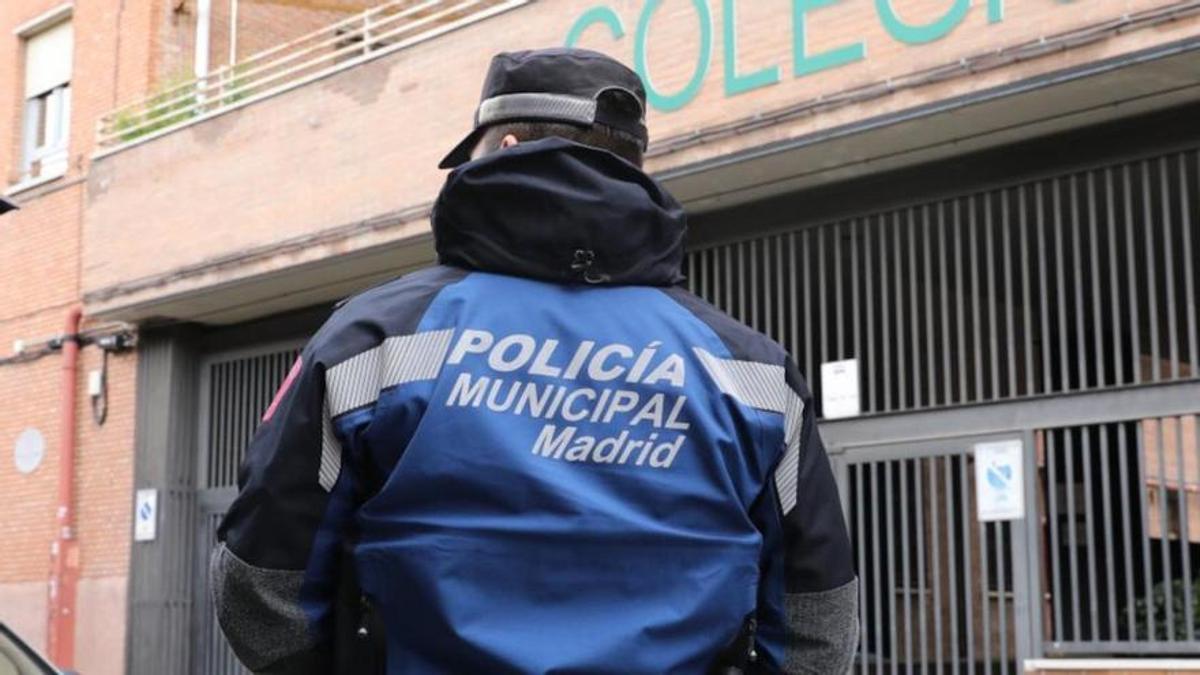 Un agente de la Policía Municipal de Madrid.