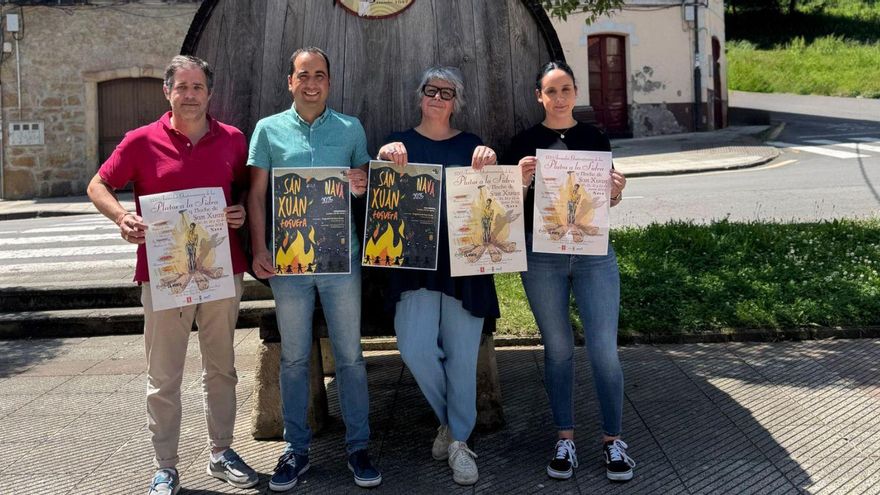 Por la izquierda, Saúl Moro, Jairo Palacios, Ana Emilia Ordóñez y Rocío Alonso, durante la presentación. | A. N.
