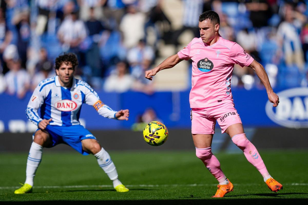 Ferran Jutglà, autor del primer gol del Celta.