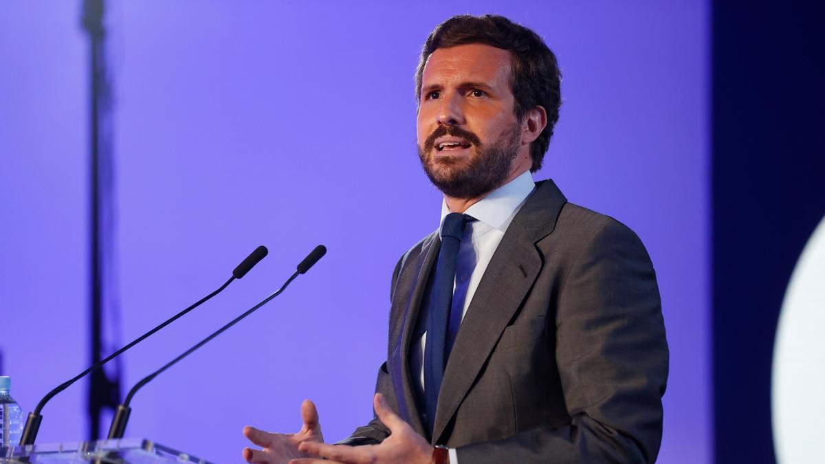 El líder del PP, Pablo Casado.