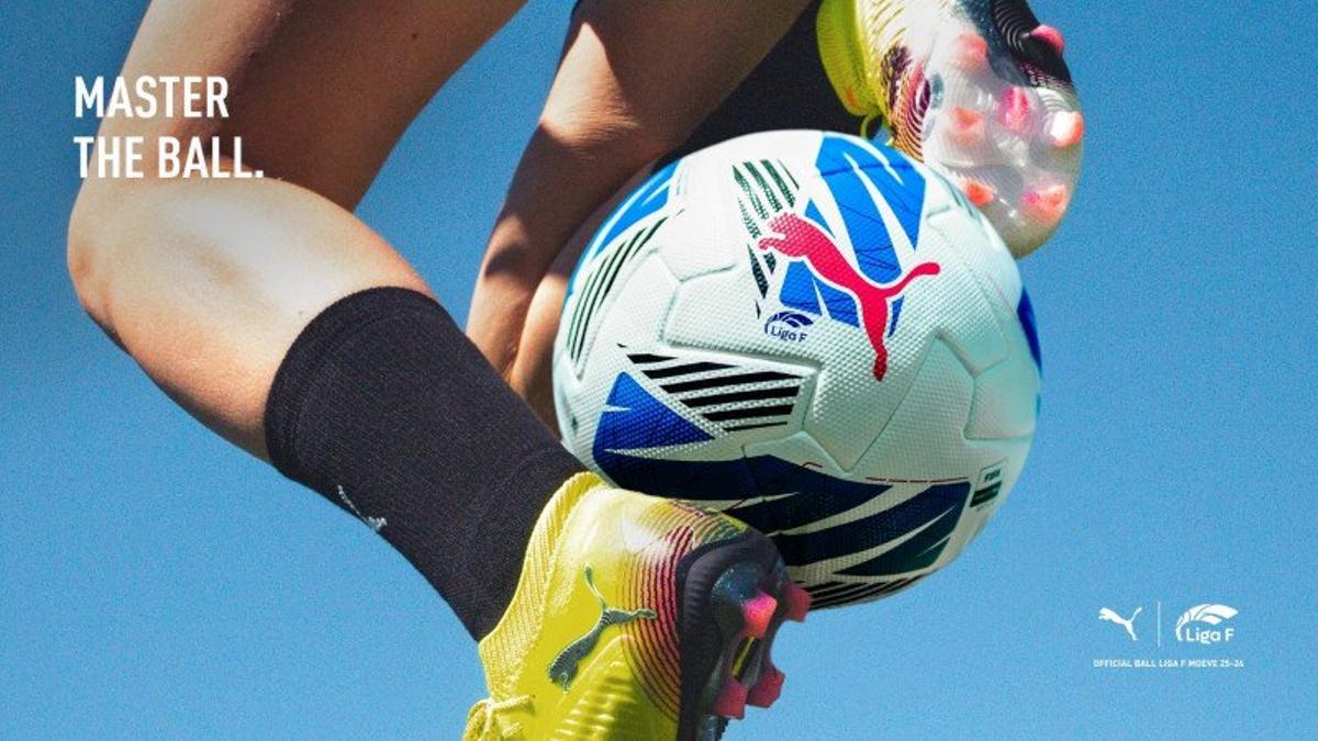 Orbita 25-26, el nuevo balón de la Liga F inspirado en la velocidad de la Fórmula 1