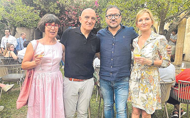 María José Orero, Tomeu Arbona, Adrián Quetglas y Martina Sedliacikova.