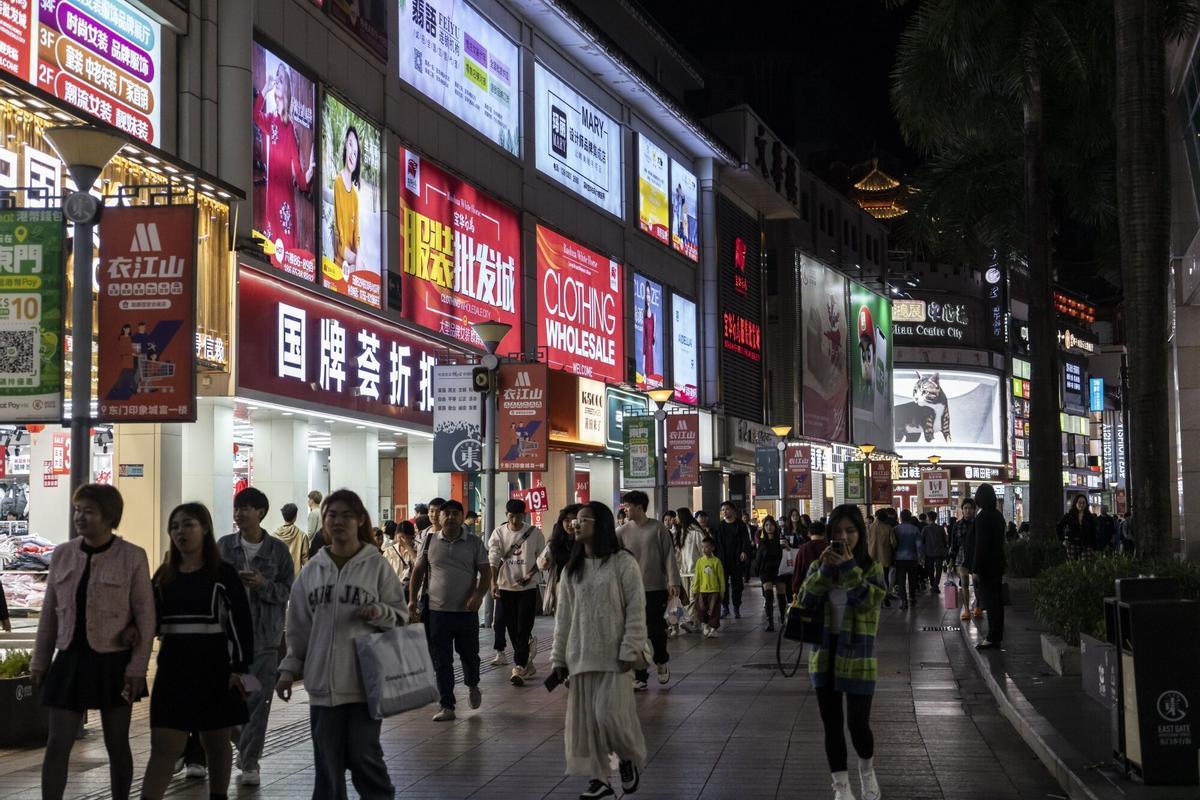 Mercado de Jiuxia en Shenzhen, China