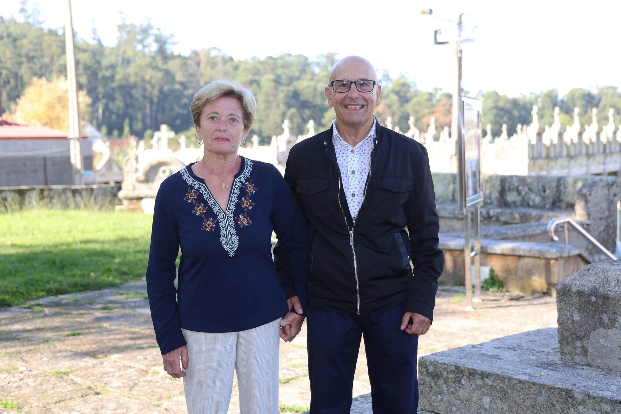 Matrimonios que celebrarán sus bodas de oro con la asociación AVOA en Coruxo