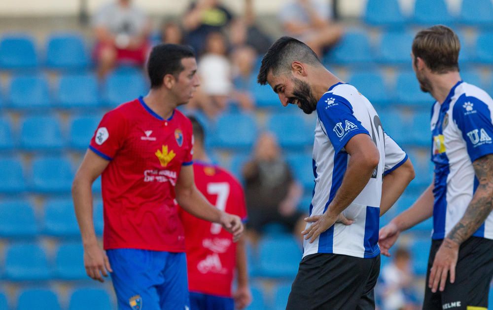 La derrota del Hércules ante el Teruel en imágenes