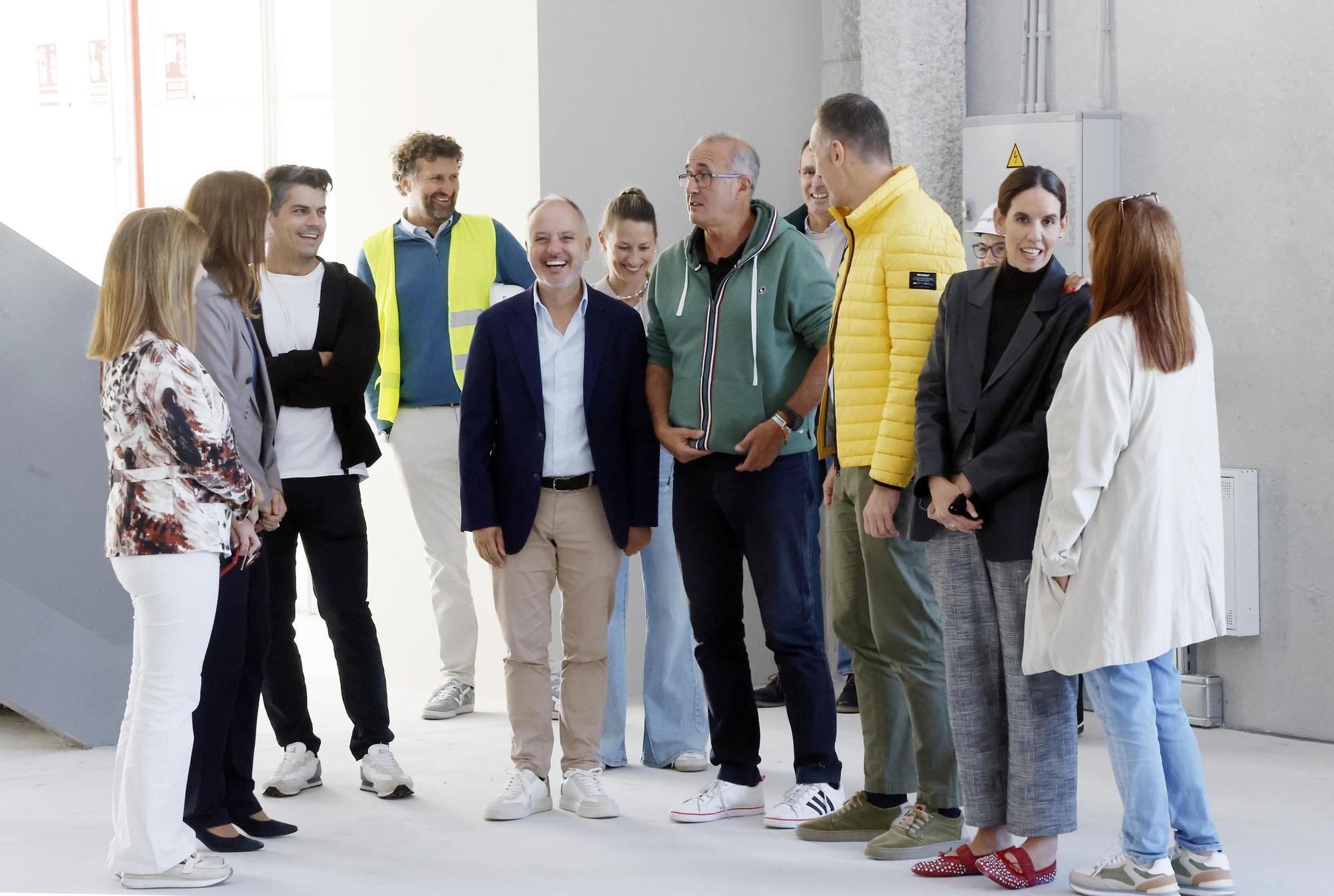 Visita a las nuevas naves de la Zona Franca para empresas tecnológicas en Pordo do Molle
