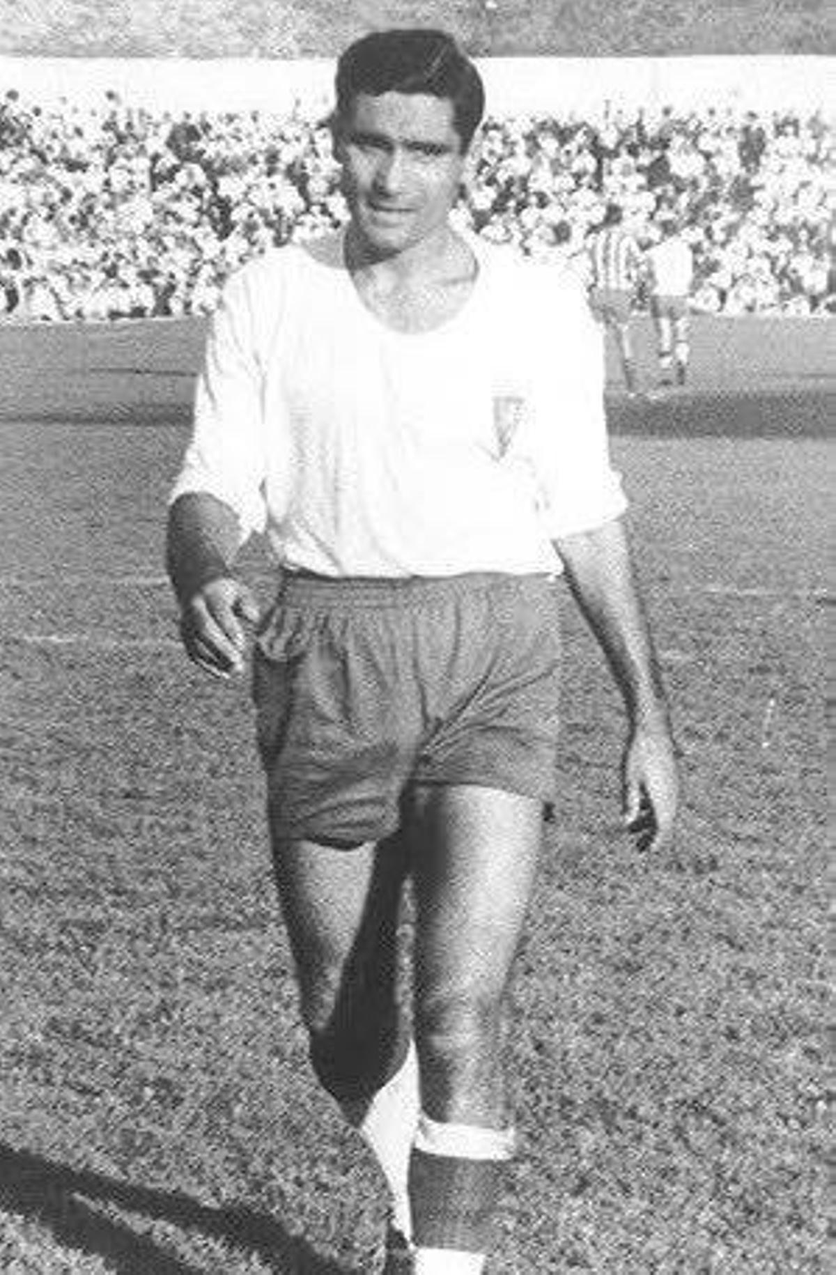 Joaquín Cortizo, en su etapa en el Real Zaragoza.