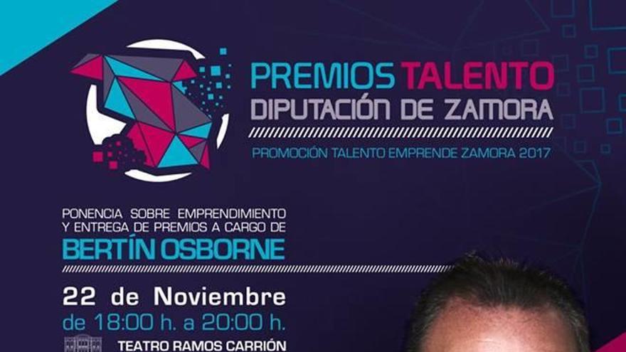 Bertín Osborne, ponente en los &quot;Premios Talento&quot; de la Diputación de Zamora