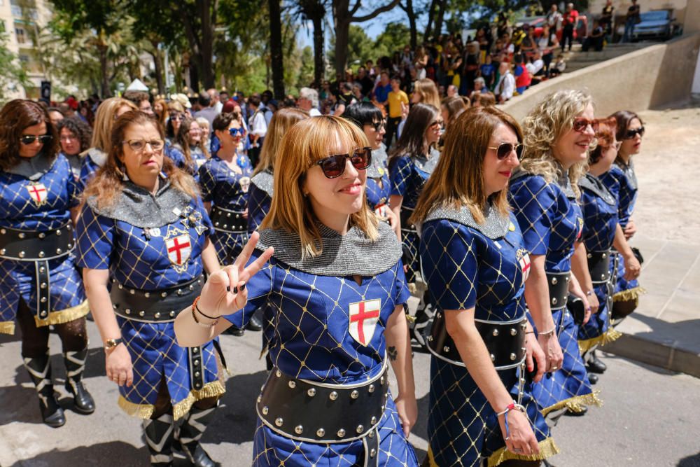 Traslado del santo en los Moros y Cristianos de Elda