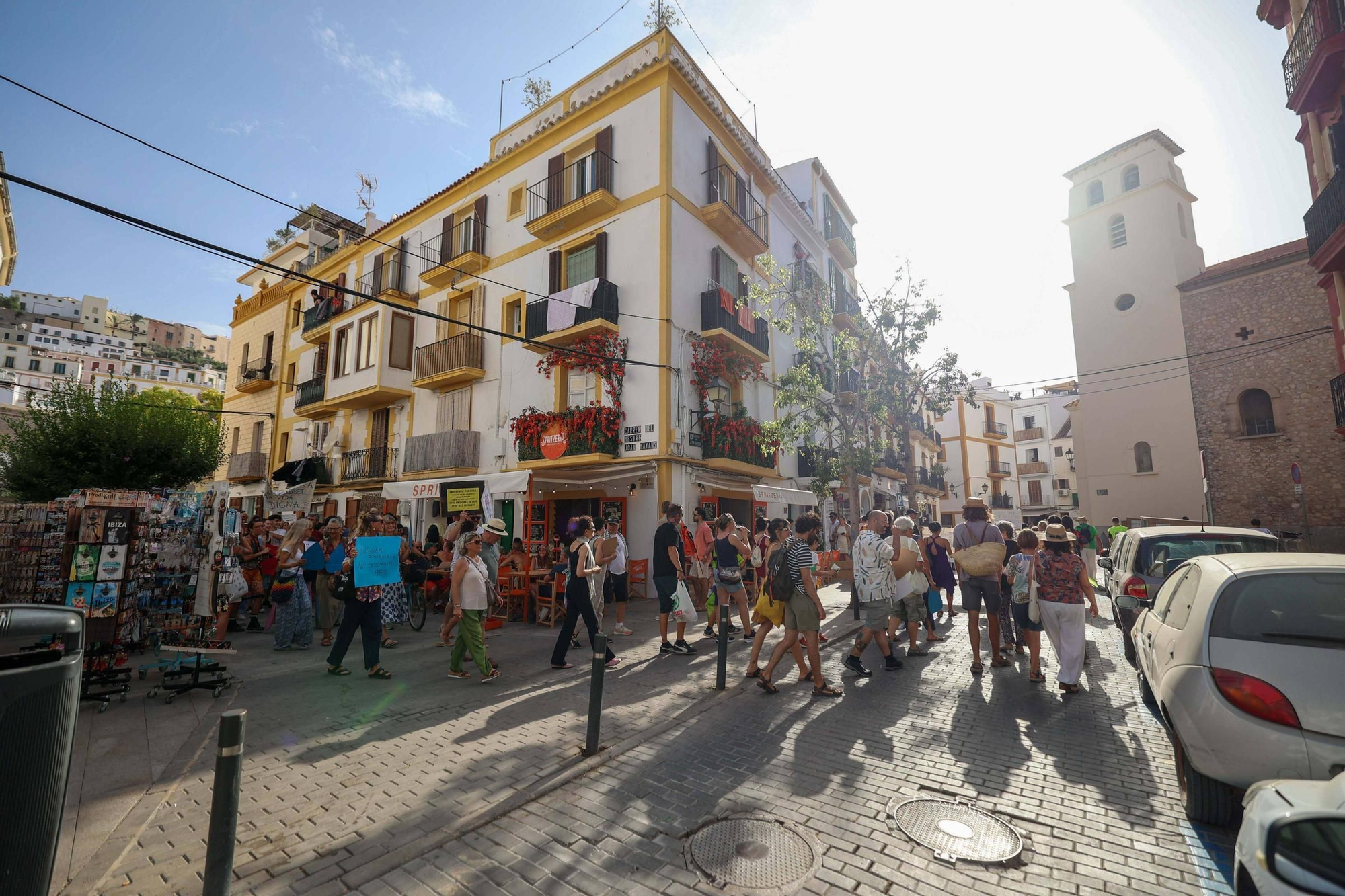 Manifestación contra la masificación turística en Ibiza