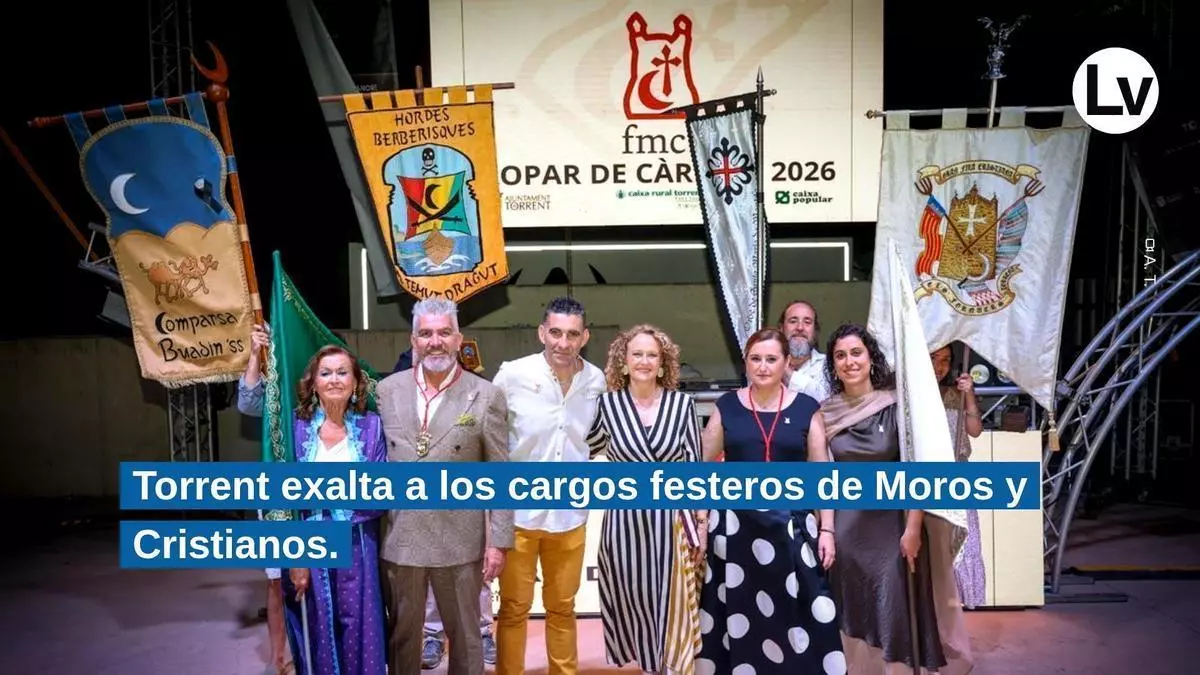 Torrent exalta a los cargos festeros de Moros y Cristianos 2026