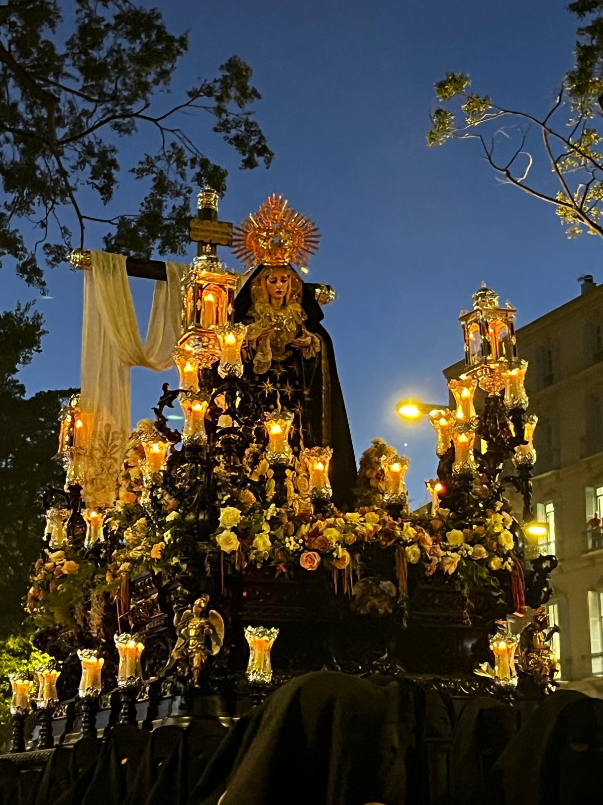 La Virgen de la Santa Cruz en la Alameda
