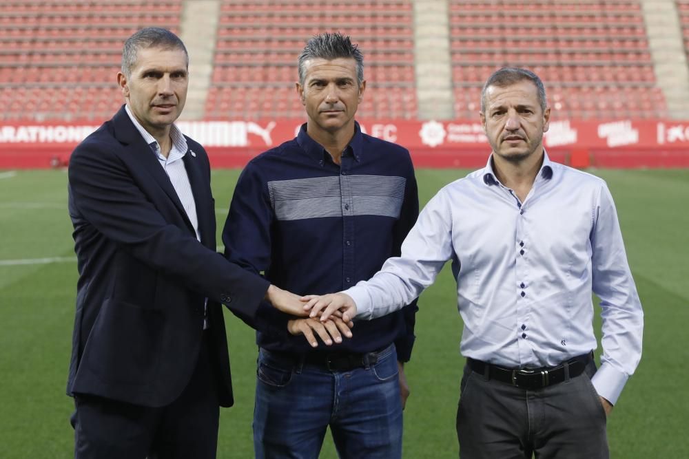 Girona FC: Presentació i primer entrenament de Pep LLuís Martí