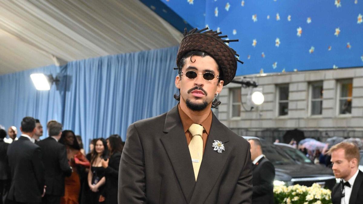 Bad Bunny en la Met Gala 2025.