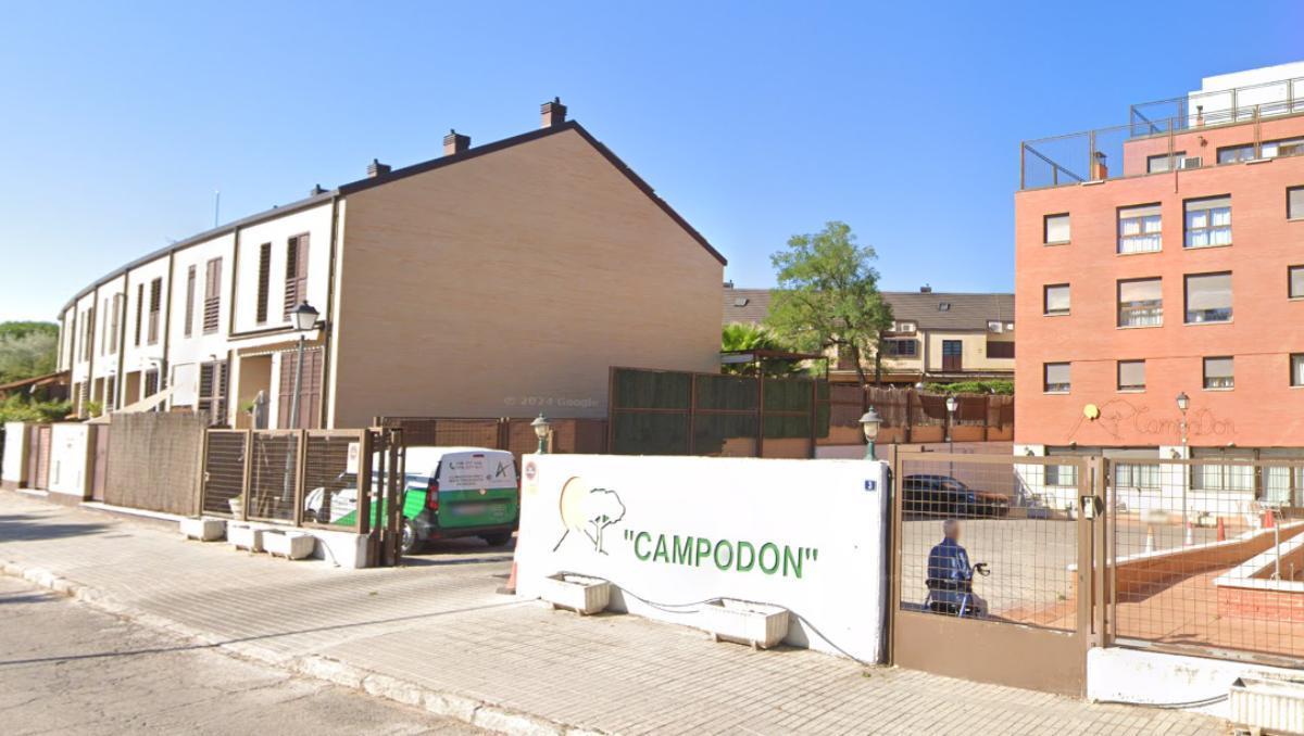 Urbanización y residencia de ancianos del barrio de Campodón, en Alcorcón.