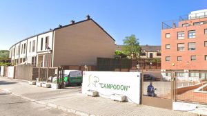 Urbanización y residencia de ancianos del barrio de Campodón, en Alcorcón.