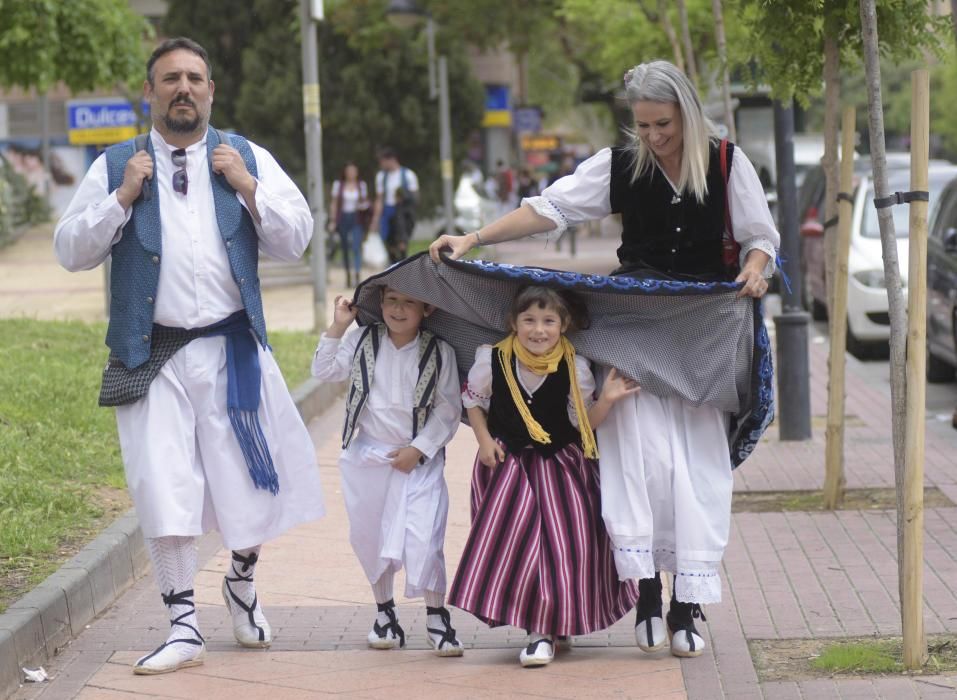 Ambiente en la plaza Mayor en el Bando