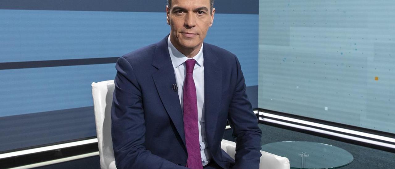 Pedro Sánchez en el Telediario.