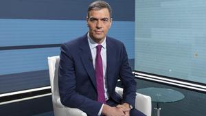 Pedro Sánchez en el Telediario.