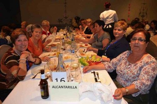 Almuerzo de la asociacion de viudas en Murcia