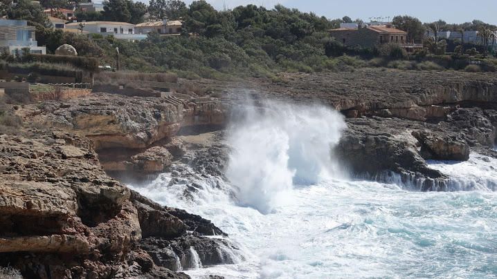 El fuerte temporal ha sido protagonista en Mallorca