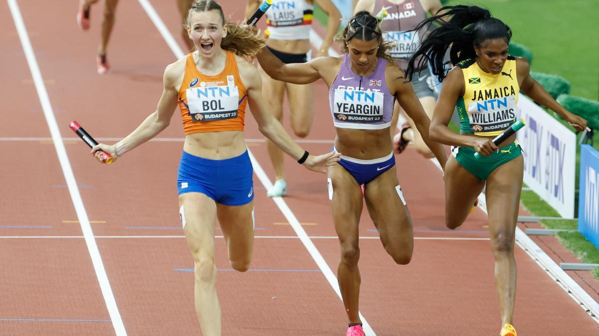 Femke Bol completó una proeza en el 4x400 femenino