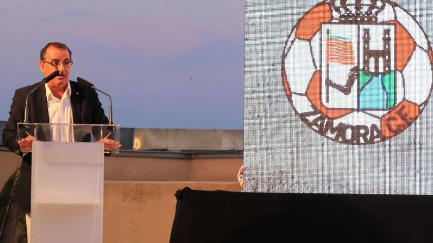 Narciso Prieto intervino en el acto de presentación de la campaña y pidió unidad en el deporte zamorano.