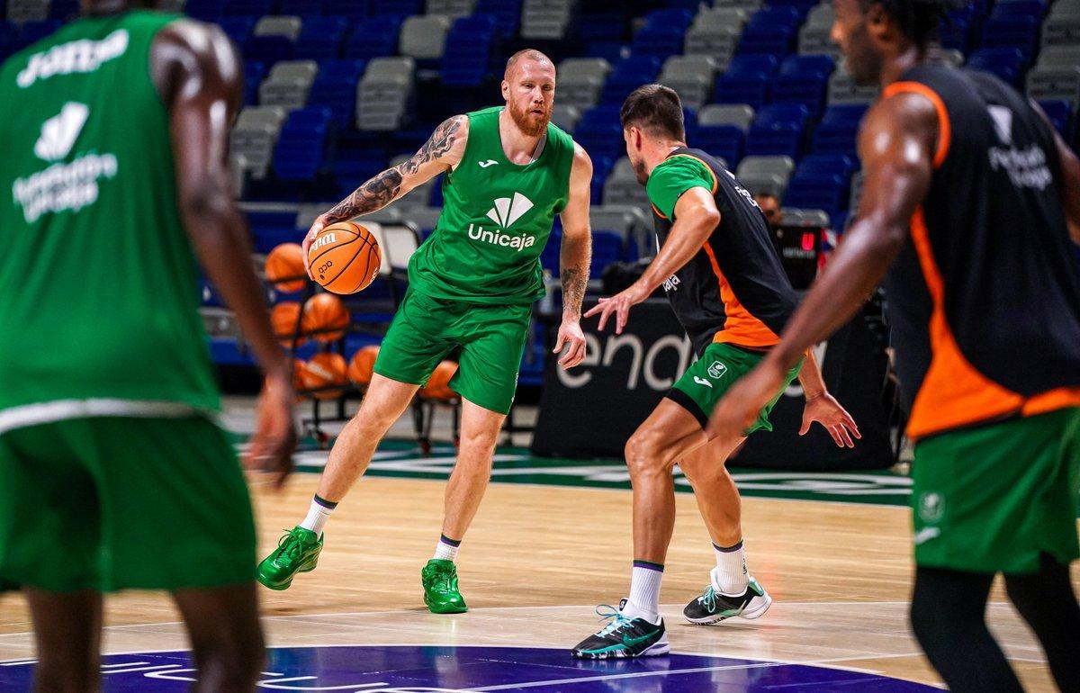 Brazdeikis, durante el entrenamiento de este miércoles.