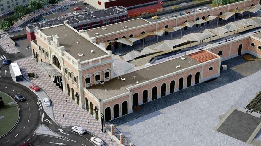 La estación de ferrocarril de Cartagena es un edificio protegido