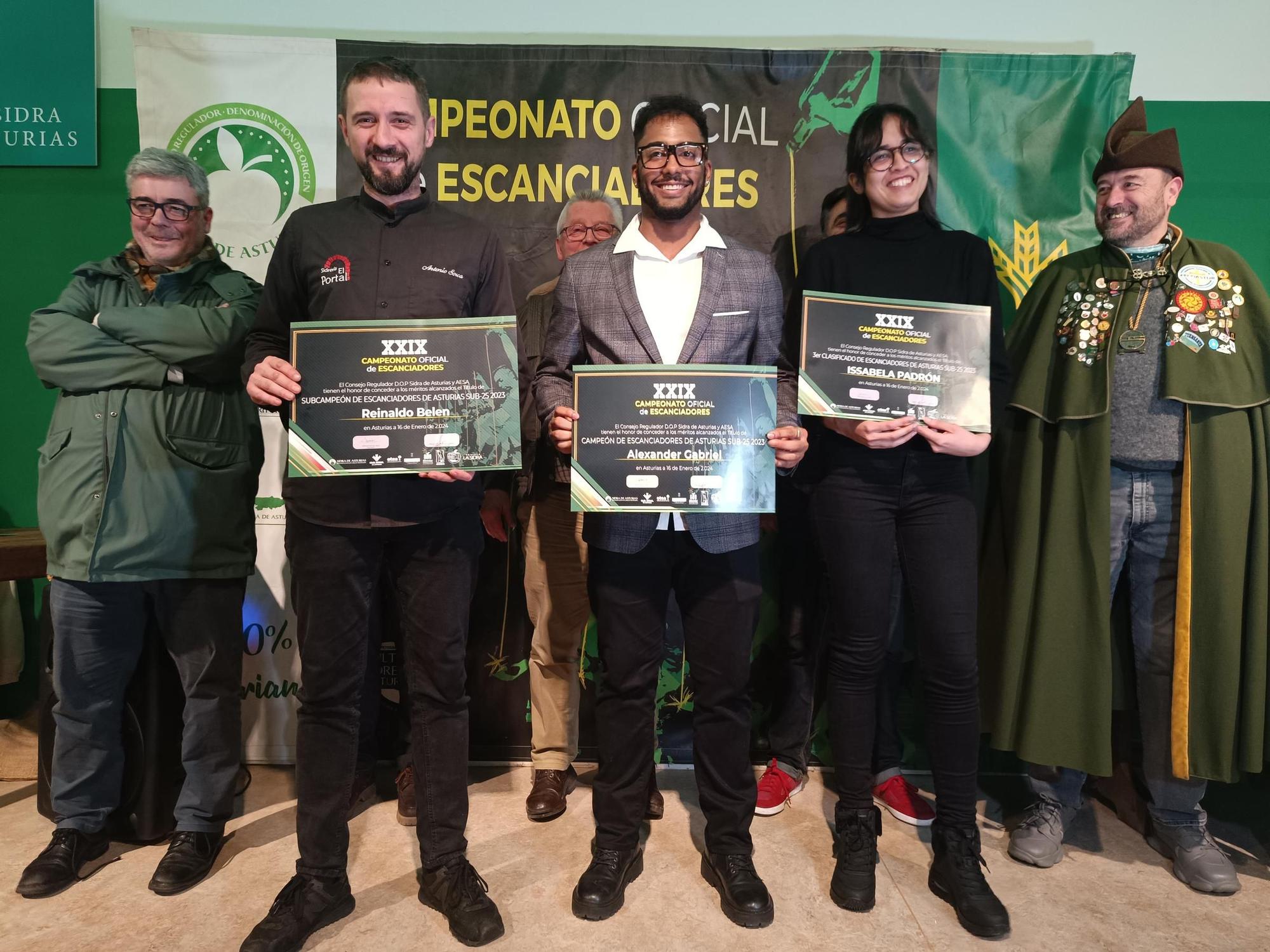 XXX Concurso de Escanciadores de Asturias: estos son los ganadores