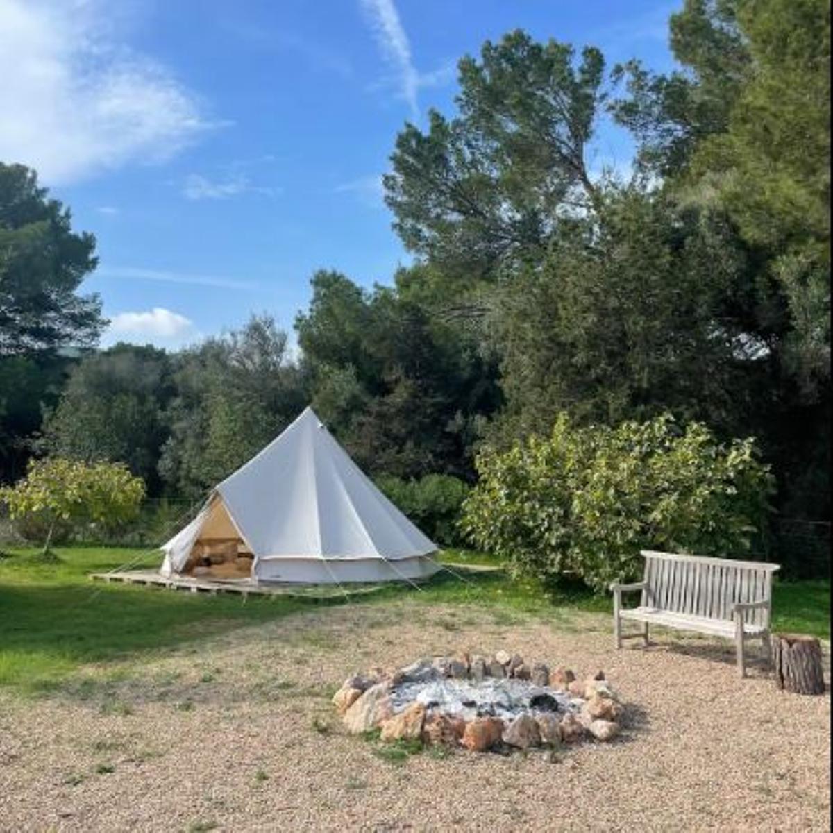 Se alquila yurta, cabaña o tienda de campaña en plena naturaleza en Ibiza