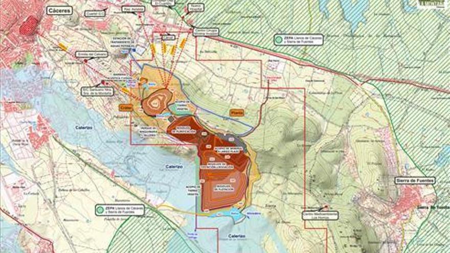 La empresa y la plataforma llevan el debate sobre la mina de Cáceres a Europa