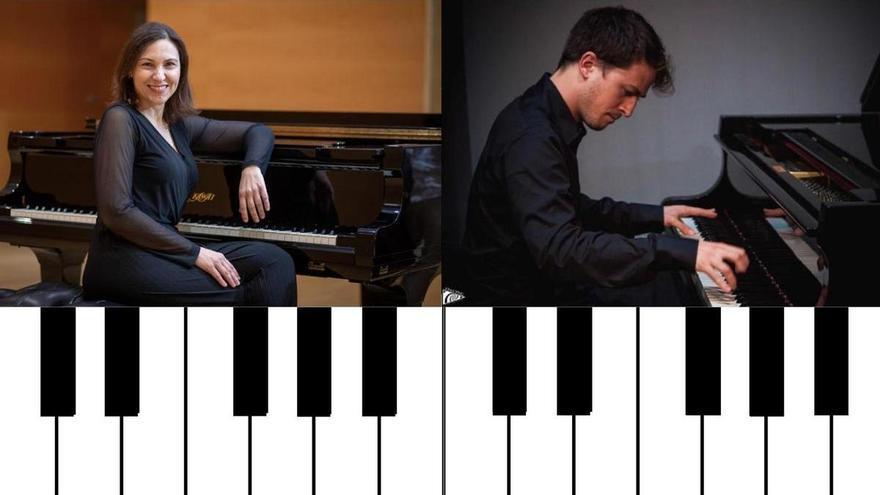 Concierto 'A dos pianos' en Can Ventosa con dos pianistas de Ibiza