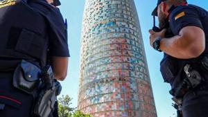 Els Mossos investiguen una mort al soterrani de la torre Glòries