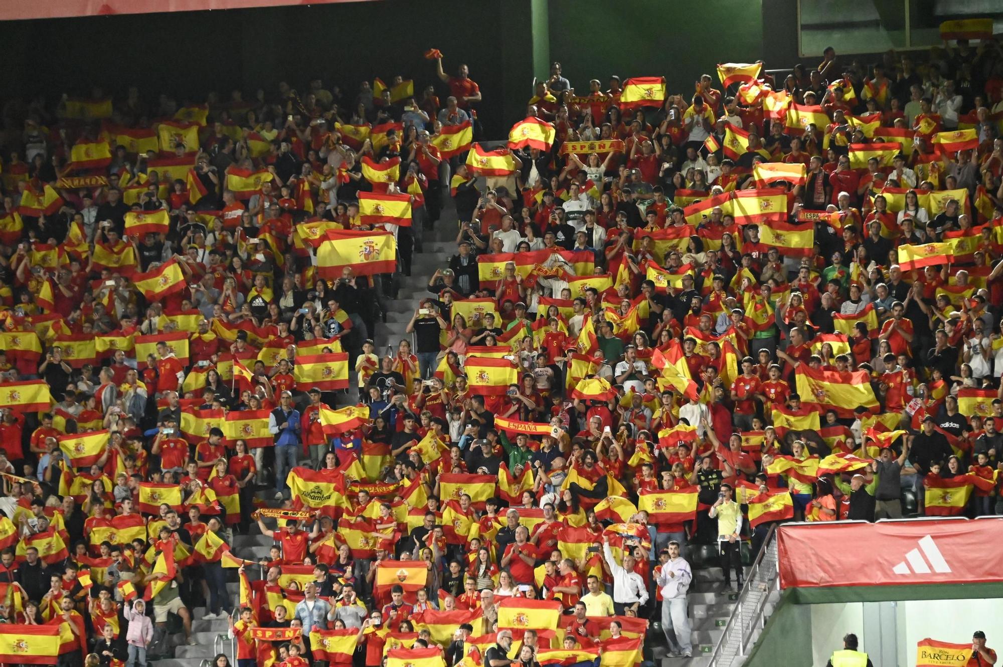 España - Georgia, en imágenes